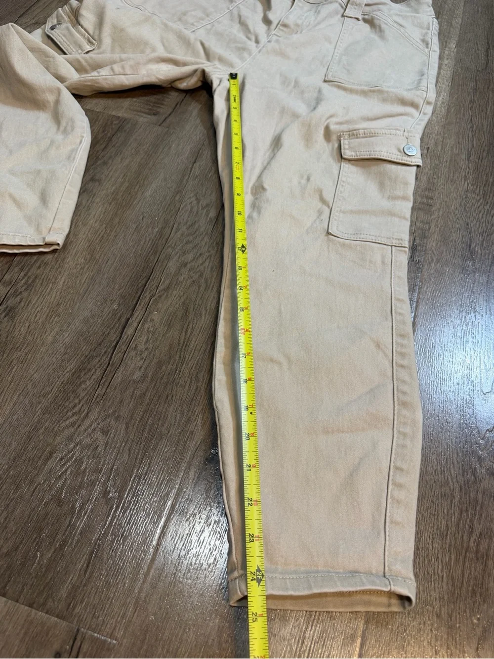 Men's Cargo Pants in Beige - Classic Utility Style